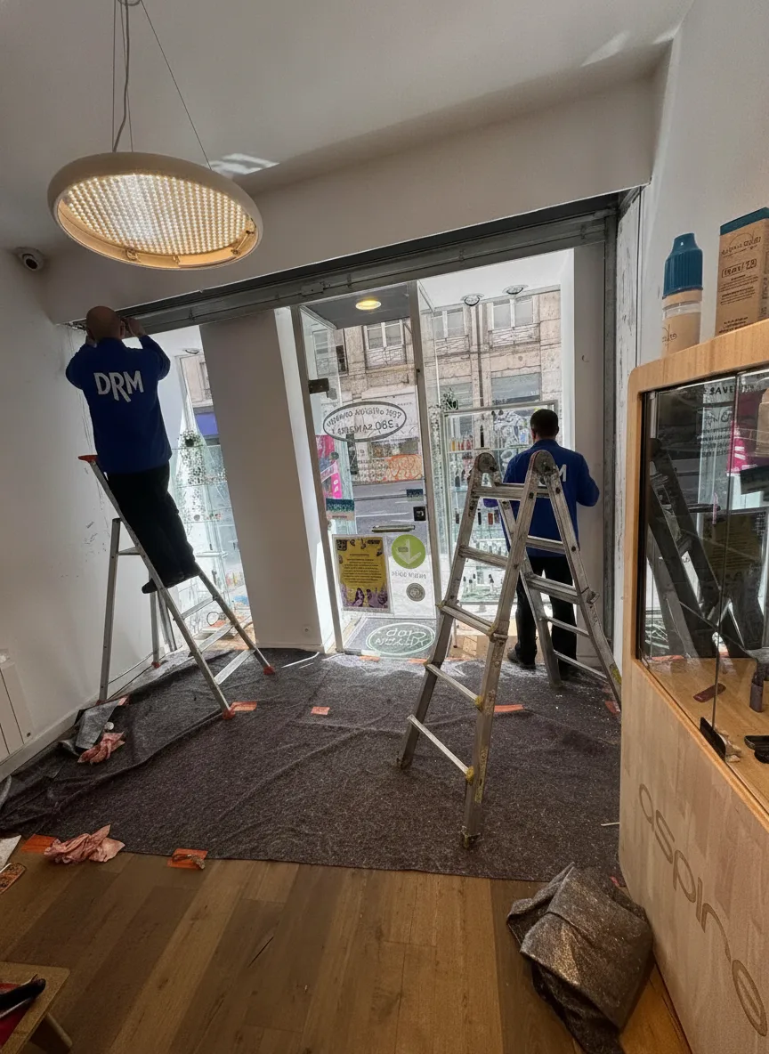 Installation et pose de rideau métallique à Villejuif